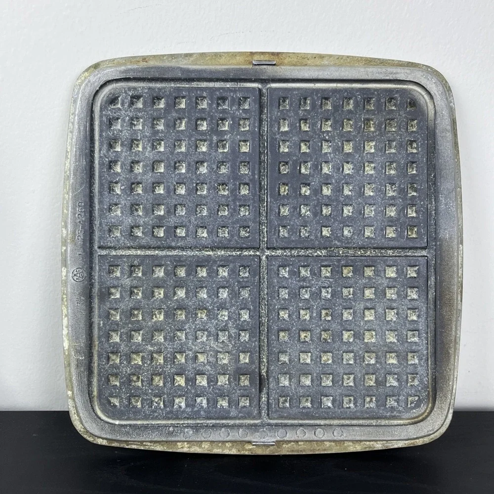 Sunbeam Waffle Iron Replacement Plate Belgian Grid Cooking Surface